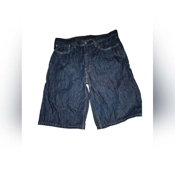 469 Levi Stylish Blue Denim Jean Shorts for Men - Picture 1 of 7